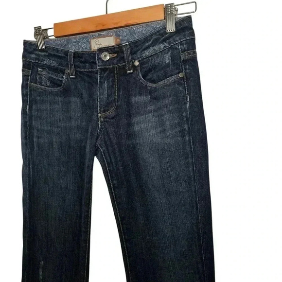 Paige Premium Denim Melrose Blue  Denim Straight Vintage Jeans Size 26 - Picture 3 of 9
